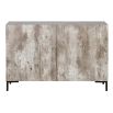 Concrete-like two door cabinet
