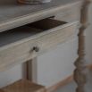 Traditional style wooden console table with drawer