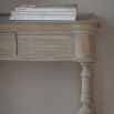 Traditional style wooden console table with drawer