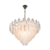 Silver Leaf Chandelier