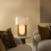 Illuminate your space with the Ecliptica Side Lamp from our Luxe Collection. Elegant design meets functionality for a timeless addition to your decor.