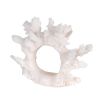 Coral-inspired napkin ring in textured off-white colour