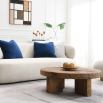 Elevate your space with our Reclaimed Oak Round Coffee Table, blending rustic charm and modern design. Durable, stylish, and eco-friendly.