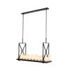 Commodore Chandelier - Rectangular - Black