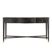 expresso oak console table 