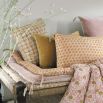 Dazzling patterned pink cushion