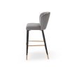 Maya Bar Stool (Crib 5) - Megan Grey & Brushed Brass
