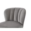 Maya Bar Stool (Crib 5) - Megan Grey & Brushed Brass