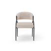 Pavilion Dining Chair (Crib 5) - Megan Pebble & Matt Black