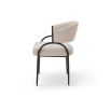 Pavilion Dining Chair (Crib 5) - Megan Pebble & Matt Black