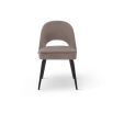 Yves Dining Chair (Crib 5) Set of 2 - Megan Mink & Matt Black
