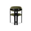 Neo Dining Chair (Crib 5) - Kaster II Olive & Matt Black
