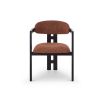 Neo Dining Chair (Crib 5) - Bari Chestnut Red & Matt Black