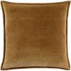 Cotton Velvet Cushion - Bronze