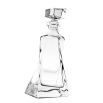 Set of 6 luxury crystal glass decanters