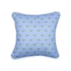 A fun and playful patterned cushion with gorgeous bright colours
