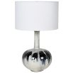 Black and white watercolour side lamp