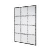 A distinctive distressed panel wall mirror