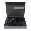 Glamorously modern black cutlery set