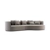 Luxurious Domkapa boucle curved sofa