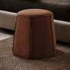 Luxury pouf with a stylish angled design