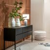A luxury stool by Dome Deco with a beautiful bespoke upholstery