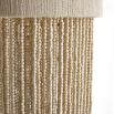 Enchanting beaded tassel style pendant light