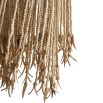 Enchanting beaded tassel style pendant light