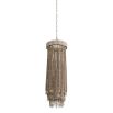 Enchanting beaded tassel style pendant light