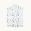 Forget Me Not Silk Dressing Gown