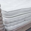 Plush luxury mattress with fluffy pillow topper