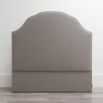 Subtle and sculptural headboard with hand-placed pins