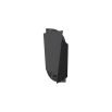 Angular, abstract silhouette black matte wall light