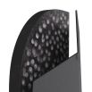 Angular, abstract silhouette black matte wall light