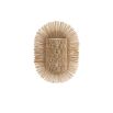Rattan burst style wall sconce