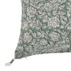 dainty and charming celadon cushion with tassels