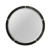 Circular wall mirror with stunning marble segmented frame