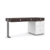 Glamorous modern desk with drawers