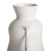 An elegant Eve-inspired white porcelain vase