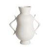 An elegant Eve-inspired white porcelain vase