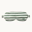 Ticking Silk Eye Mask - Summerhill Blue