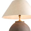 Moon Jar Table Lamp - Taupe
