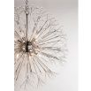 A sparkling and magical firework-style chandelier with crystal beads by Hudson Valley