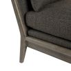 Luxury, contemporary style, ash, woven armchair