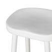 Scandinavian/farmhouse-inspired white birch stool