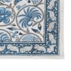 Gorgeous, floral patterned blue and white placemat