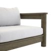 Elevate your outdoor space with the Caldwell Outdoor Sofa in Porpoise Boucle. Stylish, durable, and comfortable for any gathering. Relax in luxury!