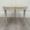Gorgeous clover-shaped table with drawer