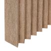 Simplistic rectangular console table with a grooved surface