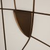Alluring cabinet with curved line design and two doors